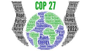 COP 27 in Sharm el-Sheikh Egypt world cloud