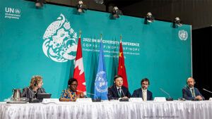 Opening press conference of COP15, UN Biodiversity conference in Montreal, Canada
